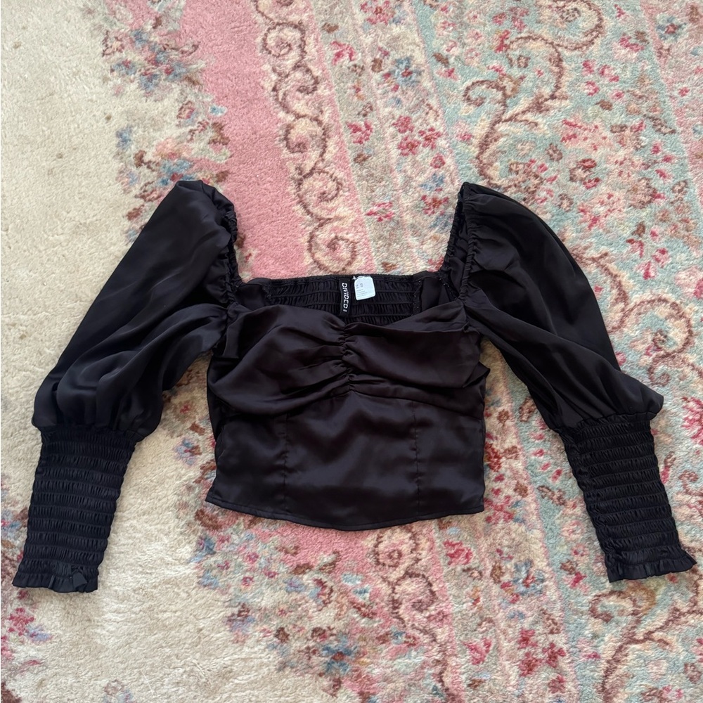 Elegant Black Women's Top